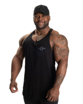 Better Bodies Mens Essential T-Back, Black