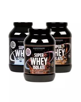 Big Buy: 3 kpl Supermass Nutrition SUPER WHEY ISOLATE (3,9&nbsp;kg)
