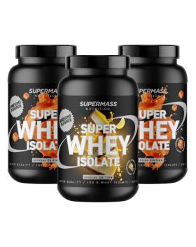 Big Buy: 3 kpl Supermass Nutrition SUPER WHEY ISOLATE (1,95&nbsp;kg)