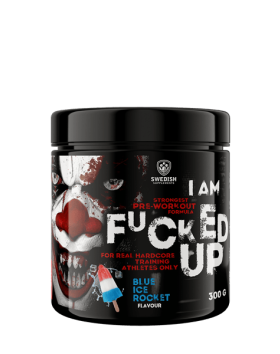 Swedish Supplements I Am Fucked Up Joker Edition, 300&nbsp;g, Blue Ice Rocket
