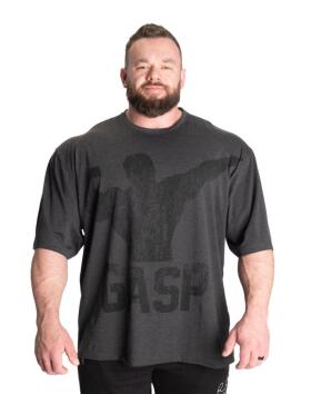 GASP Archer Iron Tee, Dark Grey Melange