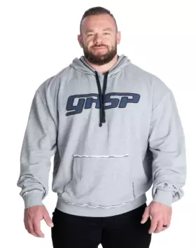 GASP Hood Sweater, Grey/Blue