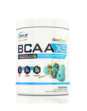 Genius Nutrition BCAA-X5®, 360 g, Blue Raspberry