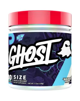 Ghost Size, 30 annosta, Natty (Unflavored), 330 g