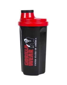 Gorilla Wear Shaker, 700 ml, Black/Red