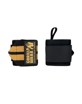 Gorilla Wear Wrist Wraps Pro, Black/Gold