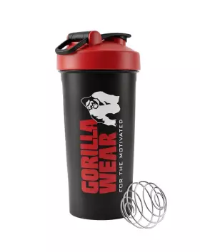 Gorilla Wear XXL Power Shaker, 1000 ml, Black/Red