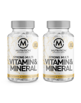 2 kpl M-Nutrition Strong Multivitamin & Mineral yhden hinnalla!