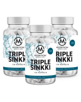Big Buy: 3 kpl M-Nutrition Triple Sinkki (360 kaps.)
