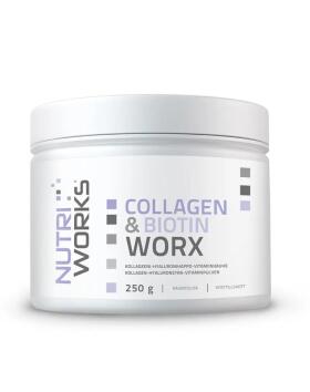 Nutri Works Collagen & Biotin Worx, 250&nbsp;g