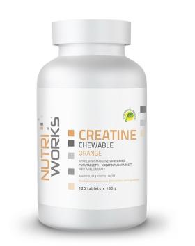 Nutri Works Creatine Monohydrate Chewable Tablets, Orange