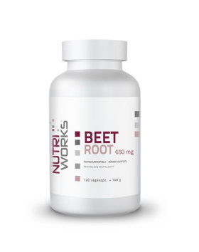 Nutri Works Beet Root 650 mg, 120 kaps.