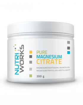 Nutri Works Pure Magnesium Citrate, 200&nbsp;g