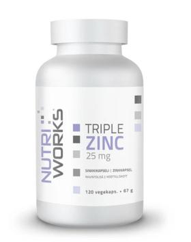 Nutri Works Triple Zinc, 120 kaps.