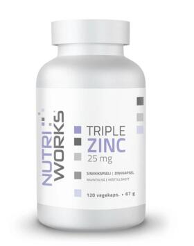 Nutri Works Triple Zinc, 120 kaps.