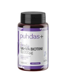 Puhdas+ Beauty Vahva Biotiini 10000 mcg