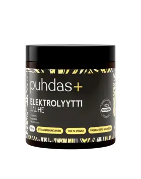 Puhdas+ Elektrolyyttijauhe, 120 g, Sitruuna