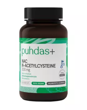 Puhdas+ NAC 300 mg, 60 kaps.