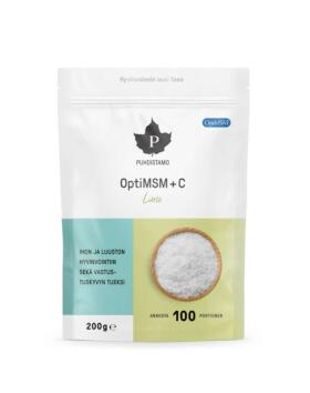 Puhdistamo OptiMSM+C Lime 200&nbsp;g