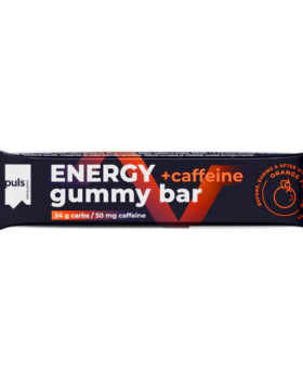 Puls Energy Gummy Bar, 30&nbsp;g, Orange + Caffeine