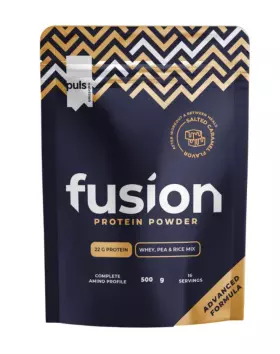 PULS Fusion Protein Powder, 500&nbsp;g, Salted Caramel