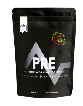 Puls PRE, 500&nbsp;g, Strawberry & Lime