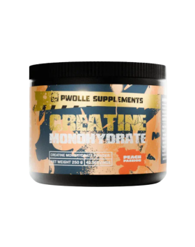 Pwolle Creatine Monohydrate, 250&nbsp;g, Peach Passion