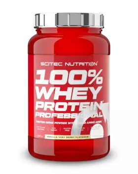 SCITEC 100% Whey Protein Professional, 920&nbsp;g, Vanilla Very Berry