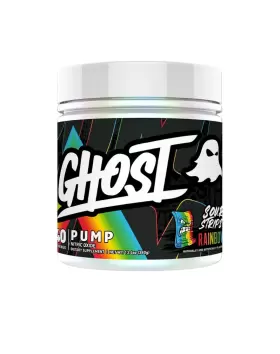 Ghost Pump, 350 g, Sour Strips Rainbow Candy