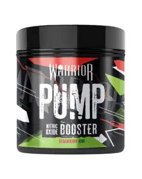 Warrior Supplements Pump Nitric Oxide Booster, 225 g, Strawberry Kiwi